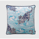 GobekUsa Coral Lynx Velvet Cushion Cover: Luxury Mystical Animal Theme for Sofa