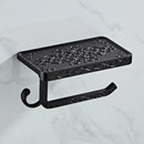 GobekUsa Brass Toilet Paper Holder Bathroom Storage Rack Accessory