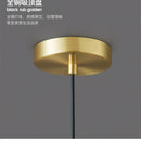 GobekUsa Gold Iron Pendant Lamp with Glass Ball Drops for Bedroom Lighting