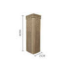 GobekUsa Chinese Antique Coin Stake Display Column for Garden and Living Room Décor
