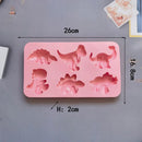 GobekUsa Dino Silicone Cake Mold: Baking, Candy, Soap, Candle Making, Cupcake Decorating