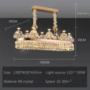 GobekUsa Luxe Crystal Ceiling Chandelier - Elegant Home Decor Hanging Light for Living Room