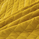 GobekUsa Black Gold Luxury Crystal Velvet Bedding Set with Quilted Embroidery & Ruffles