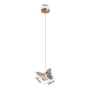 GobekUsa Crystal Butterfly Pendant Lamps LED Lighting for Home Decor and Luxury Ambiance