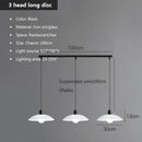 GobekUsa LED Pendant Chandelier Modern Minimalist Living Bedroom Lighting