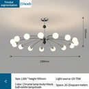 GobekUsa Cream Wind Chandelier: Luxury Postmodern Hall Lamp for Living Room, Bedroom, and Restaurant