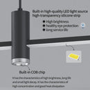 GobekUsa Black Gold Nordic LED Pendant Chandelier for Dining Table - Modern Minimalist Design