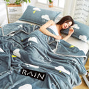 GobekUsa Fruit Love Heart Sofa Blanket: Cozy, Thicken, Perfect for Home, Office, and Kids.