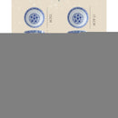 GobekUsa Blue and White Retro Ceramic Soup Noodle Bowl