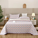 GobekUsa Cotton Double Bedspread Set with Floral Design for Healthy Home Bed Decor