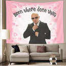 GobekUsa Bulldog Fun Tapestry Live Laugh Love Wall Hanging Dorm Decor
