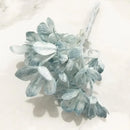 GobekUsa Blue Flower Stamen Berries Bundle for DIY Wedding Cake Decor