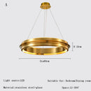 GobekUsa Gold Ring Chandelier: Modern Italian Design for Stylish Living Spaces