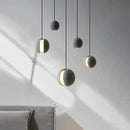 GobekUsa Cement Planet Chandelier Hanging Lamp for Dining Room & Bedroom