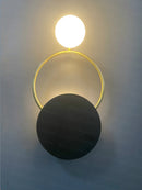 GobekUsa Glass Ball G4 Round Ring Wall Lamp - Nordic Sconces for Modern Indoor Lighting