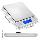 GobekUsa Digital Kitchen Jewelry Scale with Back-Lit LCD Display and Tare Function