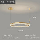 GobekUsa LED Ring Pendant Chandelier for Living Room Bedroom and Dining Room