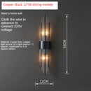 GobekUsa Crystal Copper Wall Lights: Postmodern Luxe Bedroom & Living Room Lighting