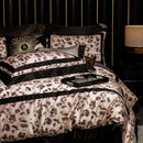 GobekUsa Leopard Print Luxury Bedding Set Queen King Size Duvet Cover Sheet Pillowcases