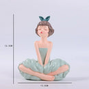 GobekUsa Bowknot Fairy Girl Figurines, Nordic Decor and Crafts, Bubble Gum Girls Theme