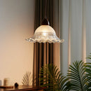 GobekUsa Glass Wood LED Pendant Lights: Modern Nordic Style Hanging Lamp for Bedroom and Balcony