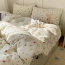 GobekUsa Cartoon Printed Cotton Bedding Set - Soft, Skin-Friendly Duvet Cover