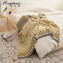 GobekUsa Ethnic Bohemian Blanket - Soft and Warm Wrap for Spring Picnics, Camping, and Home Decor