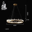GobekUsa Arrow Crystal LED Chandelier: Modern Living Room Dining Table Bedroom Home Light