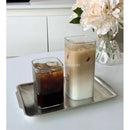 GobekUsa 500ml Square Glass Juice Cup - Transparent & Heat-Resistant