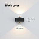 GobekUsa Copper Bedroom Wall Lamp, Modern LED Double Head Spotlights, Luxury Living Room Sconce