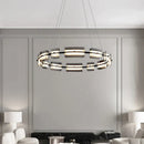 GobekUsa Glass Restaurant Chandelier, High-End All Copper Lighting Fixture