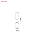 GobekUsa Glass Ball Pendant Lights - Modern Nordic LED Creative Hanging Lamp for Home Decor