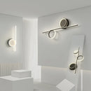 GobekUsa Circle Straight Bar Wall Lamp | Modern Nordic LED Bedroom Living Room Decor