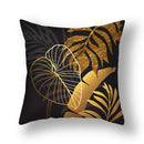 GobekUsa Big Leaves Cushion Covers - Nordic Simple Decorative Pillows for Living Room