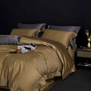 GobekUsa 100s Egyptian Cotton King Queen Bedding Set: Sheet, Pillowcase, Duvet Cover