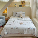 GobekUsa Cartoon Patchwork Summer Cooling Blanket Lightweight Air Condition Comforter