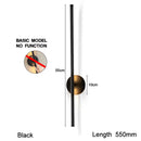 GobekUsa Dimmable LED Wall Sconce Black Wall Lighting for Bedroom Living Room