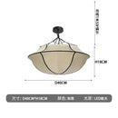 GobekUsa Japanese Umbrella Pendant Lamp - LED Ceiling Lantern for Living Room Bedroom Office