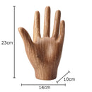 GobekUsa Hand Palm Sculpture Resin Decoration Crafts Character Statue Room Decor