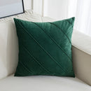 GobekUsa Hand Pleat Embroidered Cushions 30x50/45x45cm Beige Pink Nordic Style Pillowcase