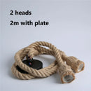 GobekUsa Hemp Rope Pendant Lights Retro Loft Industrial Hanging Lamp for Living Room Home Decor
