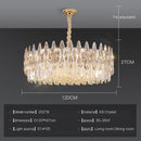 GobekUsa Crystal Chandelier Duplex Spiral Staircase Post-modern Luxury Light