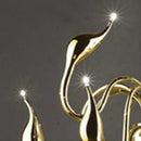 GobekUsa Iron Swan Pendant Lamp | Nordic LED Chandelier for Home Decor