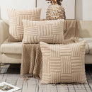 GobekUsa Geometric Design Cushion Cover Set for Stylish Sofa Decor Home Living