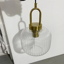 GobekUsa LED Glass Chandelier: Modern Dining Room Pendant Lights Hanging Lamp Fixtures
