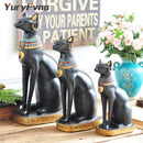 GobekUsa Bastet Cat Goddess Statue Figurine for Home Office Decoration Gift