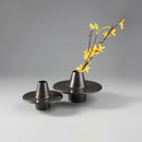 GobekUsa Golden Geometry Metal Handicraft Flower Vase UFO Home Decor