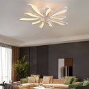 GobekUsa Acrylic LED Chandelier RC Dimming Modern Ceiling Lamp for Living Dining Room