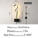 GobekUsa LED Modern Wall Lamp for Bedroom, Living Room, Corridor, Hotel Lighting