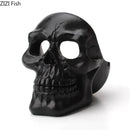 GobekUsa Creative Skull Ashtray - Halloween Decor & Smoking Accessory, Portable & Windproof Resin Craft Gift
